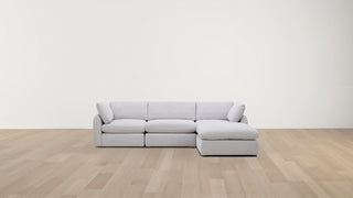 Cali Mark II 4 Piece Chaise - Dune Shell