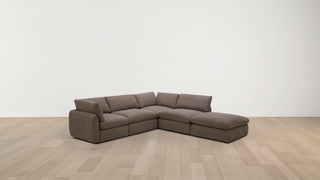 Cali Mark II 5 Seat Chaise - Dune Espresso