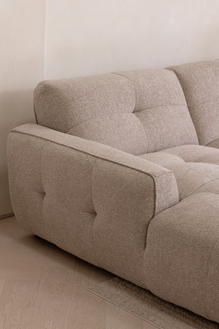 Como 4 Seater Corner Chaise - Pebble