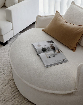 Tuscany Day Bed - Boucle Arctic