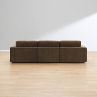 Maui 3 Seater with Ottoman - Velora Coco