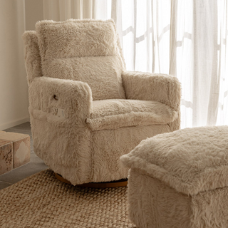 Muse Glider - Faux Fur Honey