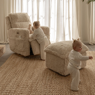 Muse Glider - Faux Fur Honey