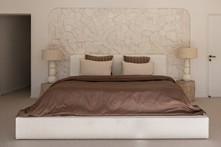 Byron Bed Frame - Boucle Arctic