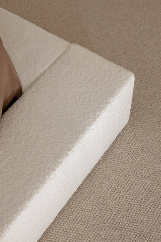 Byron Bed Frame - Boucle Arctic